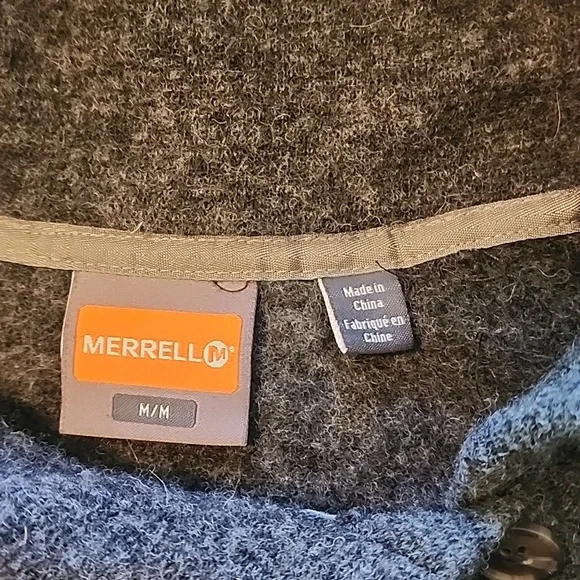 Merrell Wool Pullover Sweater - Size M Charcoal Grey - Picture 3 of 6